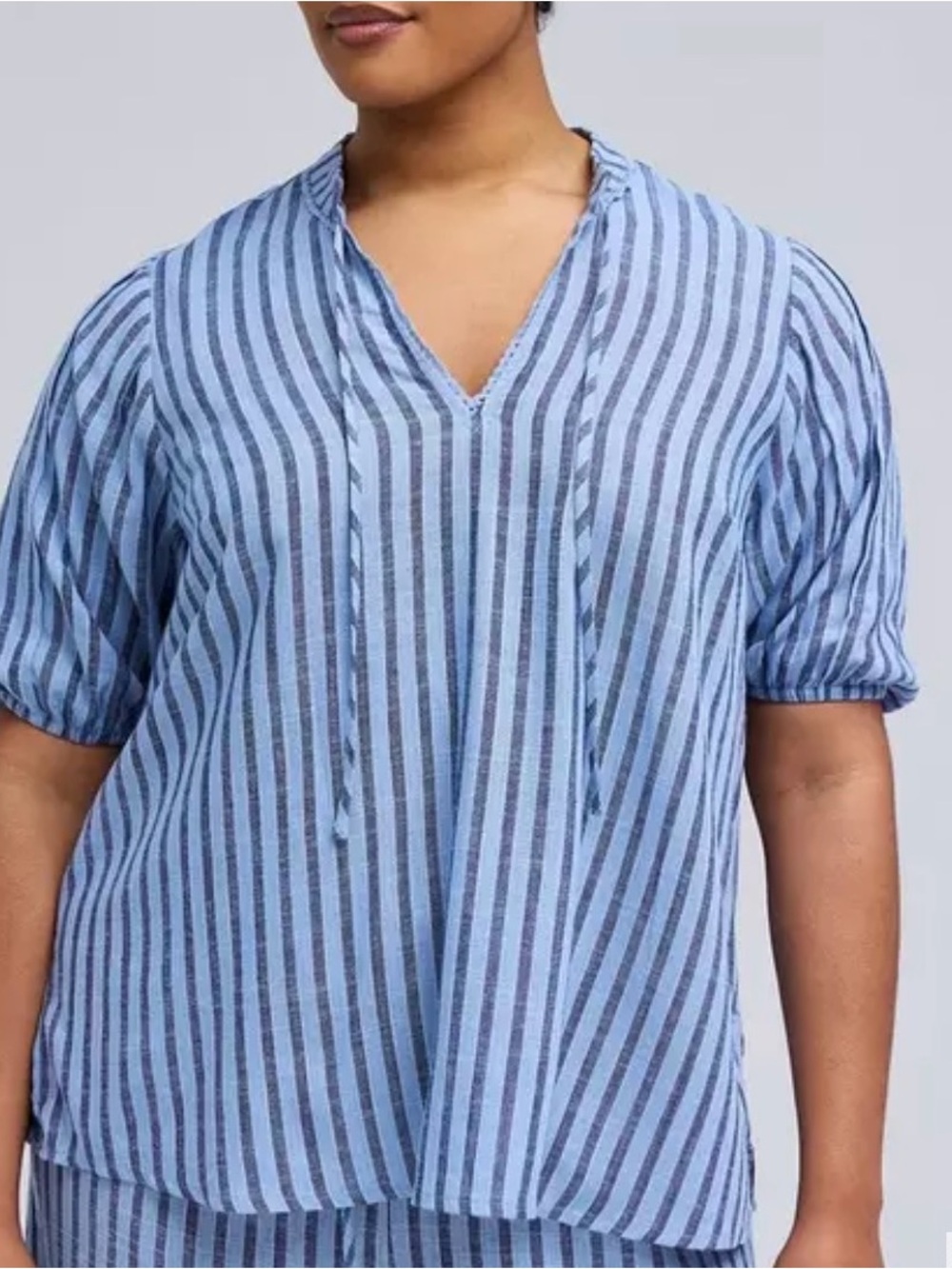 NWT Belle Isle Balloon Sleeve Blouse Size 3x (22-24)